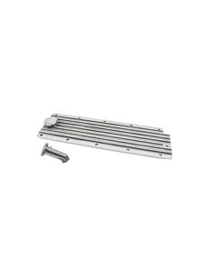 GM LS Engine Aluminum Valley Cover With Oil Filler Hole, Polished