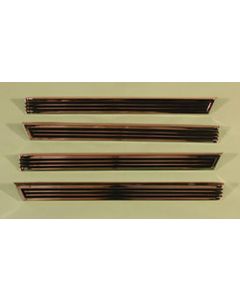 Full Size Chevy Front Fender Louvers, Impala, 1963