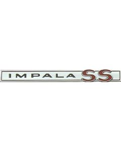 Full Size Chevy Trunk Emblem, Impala SS, 1964