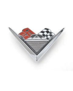 Full Size Chevy Trunk Emblem, 348ci, 1961
