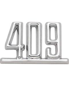 Full Size Chevy Front Fender Emblems, 409ci, 1964