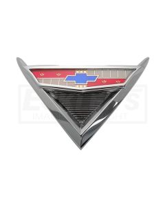 Full Size Chevy Trunk Emblem Assembly, 283ci, 1961