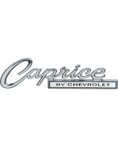 Full Size Chevy Trunk Script, Caprice, 1966