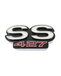 Full Size Chevy Grille Emblem, 427ci, Impala SS, 1968