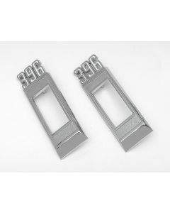 Full Size Chevy Marker Light Bezels, Front, 396ci, 1969