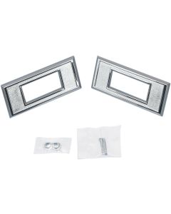 Full Size Chevy Rear Side Marker Light Bezels, 1969