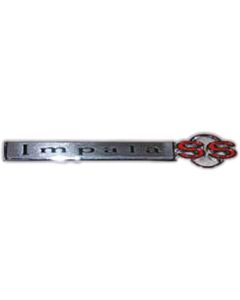 Full Size Chevy Trunk Emblem, Impala SS, 1967