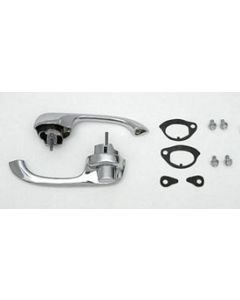 Full Size Chevy Outside Door Handles, Rear, 4-Door, 1960