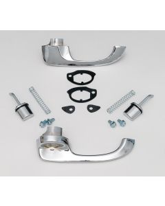 Full Size Chevy Outside Door Handles, 2-Door, 1969-1970