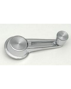 Full Size Chevy Door Window Handle, With Chrome Knob, 1965-1966