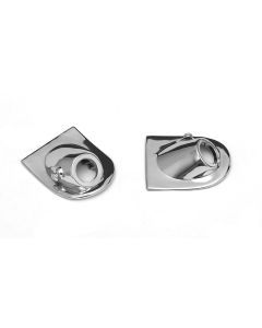 Full Size Chevy Windshield Wiper Escutcheons, 1958