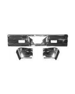 Rear Bumper Assembly,1966  (3-Piece Set)