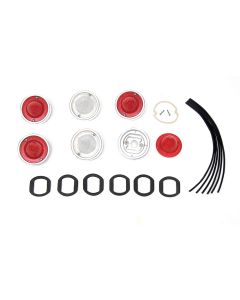 Full Size Chevy Taillight & Back-Up Light Assemblies, Complete, Impala, 1960