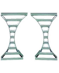 Full Size Chevy Headlight Grille Dividers, 1961