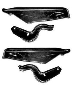 Full Size Chevy Front Bumper Bracket Set, 1966