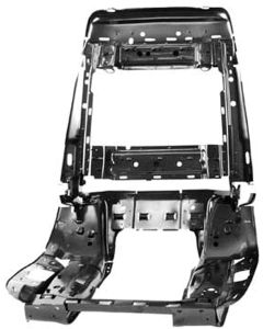 Full Size Chevy Seat Frame Assembly, Right, 1966-1968