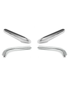 1958 Chevy Hood Bar Extension Molding Set Inner & Outer