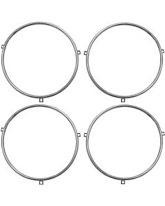 Full Size Chevy Headlight Retainer Rings, 1958-1966