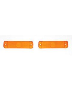 Full Size Chevy Parking Light Lenses, Amber, 1967