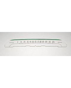 Full Size Chevy Speedometer Gauge Lens, 1958