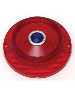 Full Size Chevy Taillight Lens, Blue Dot, 1963
