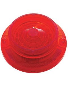 Full Size Chevy LED Taillight Lens, Red, 1963