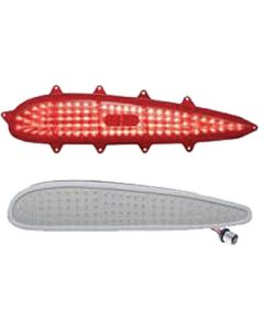 LED Tailight Lens, Red Retrofit Circuit Board, Left, 1959