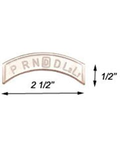 Full Size Chevy Shift Indicator Lens, TH200-R4 & TH700-R4, 1961-1964