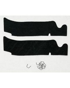 Full Size Chevy Rear Body To Bumper Dust Seals, 1963