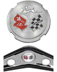 Full Size Chevy Horn Ring Insert Emblem, Impala, 1958-1960