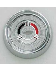 Full Size Chevy Steering Wheel Horn Button, With Wood Wheel, 1964