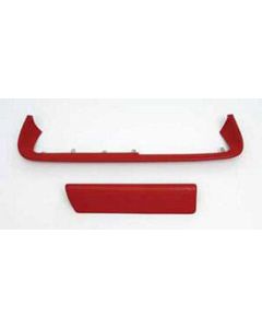 Full Size Chevy Dash Pad Set, Red, 1961-1962