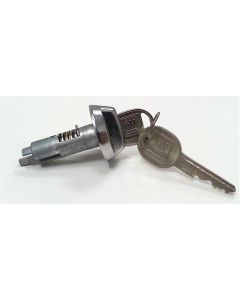 Full Size Chevy Glove Box Lock, With Late Style Keys, 1968-1976
