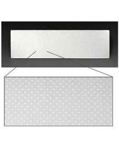 Full Size Chevy Radio Delete Plate, 1958