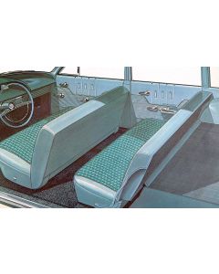 Full Size Chevy Seat Cover Set, 9-Passenger, Bel Air Wagon,1963