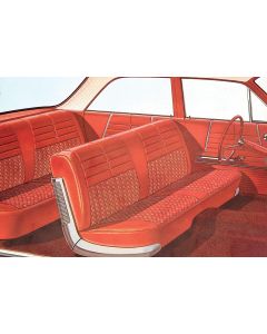 Full Size Chevy Seat Cover Set, 4-Door Sedan, Impala, 1964