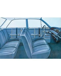 Full Size Chevy Seat Cover Set, 4-Door Sedan, Bel Air, 1964