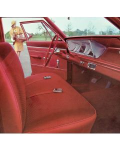 Full Size Chevy Seat Cover Set, 2-Door Sedan, Biscayne, 1966