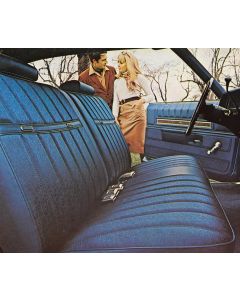 Full Size Chevy Seat Cover Set, Bench Cloth, 2-Door Hardtop, Impala, 1971