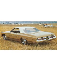 Full Size Chevy Seat Cover Set, Bench Cloth, 2-Door Hardtop, Impala, 1972