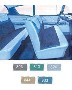 Full Size Chevy Preassembled Interior Door Panel & Quarter Trim Panel Set, 2-Door Sedan, Biscayne, 1958