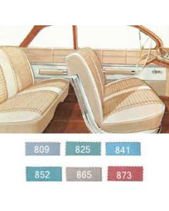 Full Size Chevy Preassembled Door Panel & Quarter Trim Panel Interior Kit Service, 2-Door Sedan, Impala, 1961