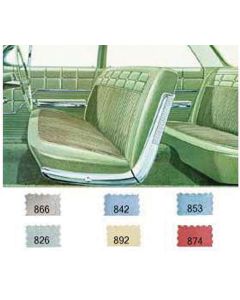 Full Size Chevy Preassembled Door Panel & Quarter Trim Panel Interior Kit Service, 4-Door Sedan, Impala, 1962