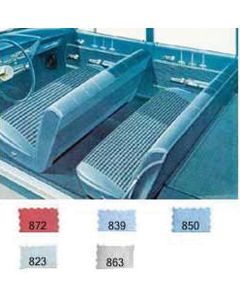 Full Size Chevy Preassembled Door Panel Interior Kit Service, 4-Door Wagon, Bel Air, 1962