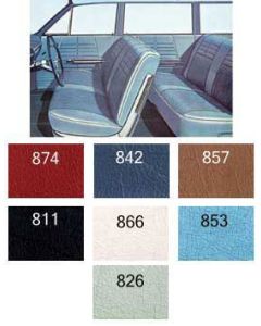 Full Size Chevy Preassembled Door Panel Interior Kit Service, 4-Door Wagon, Impala, 1964