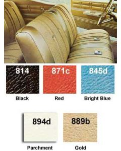 Full Size Chevy Preassembled Rear Quarter Trim Panels, Impala & Impala SS 2-Door Hardtop, 1967