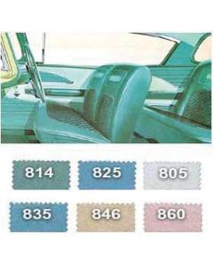 Full Size Chevy Preassembled Interior Door Panel & Quarter Trim Panel Set, 2-Door Hardtop, Bel Air, 1958