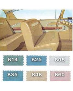 Full Size Chevy Preassembled Interior Door Panel & Quarter Trim Panel Set, 4-Door Hardtop, Bel Air, 1958