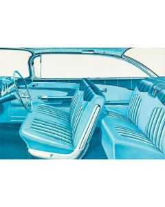 Full Size Chevy Seat Cover Set, 2-Door Hardtop, Impala, 1959