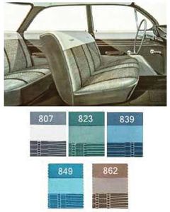 Full Size Chevy Seat Cover Set, 4-Door Sedan, Bel Air, 1961